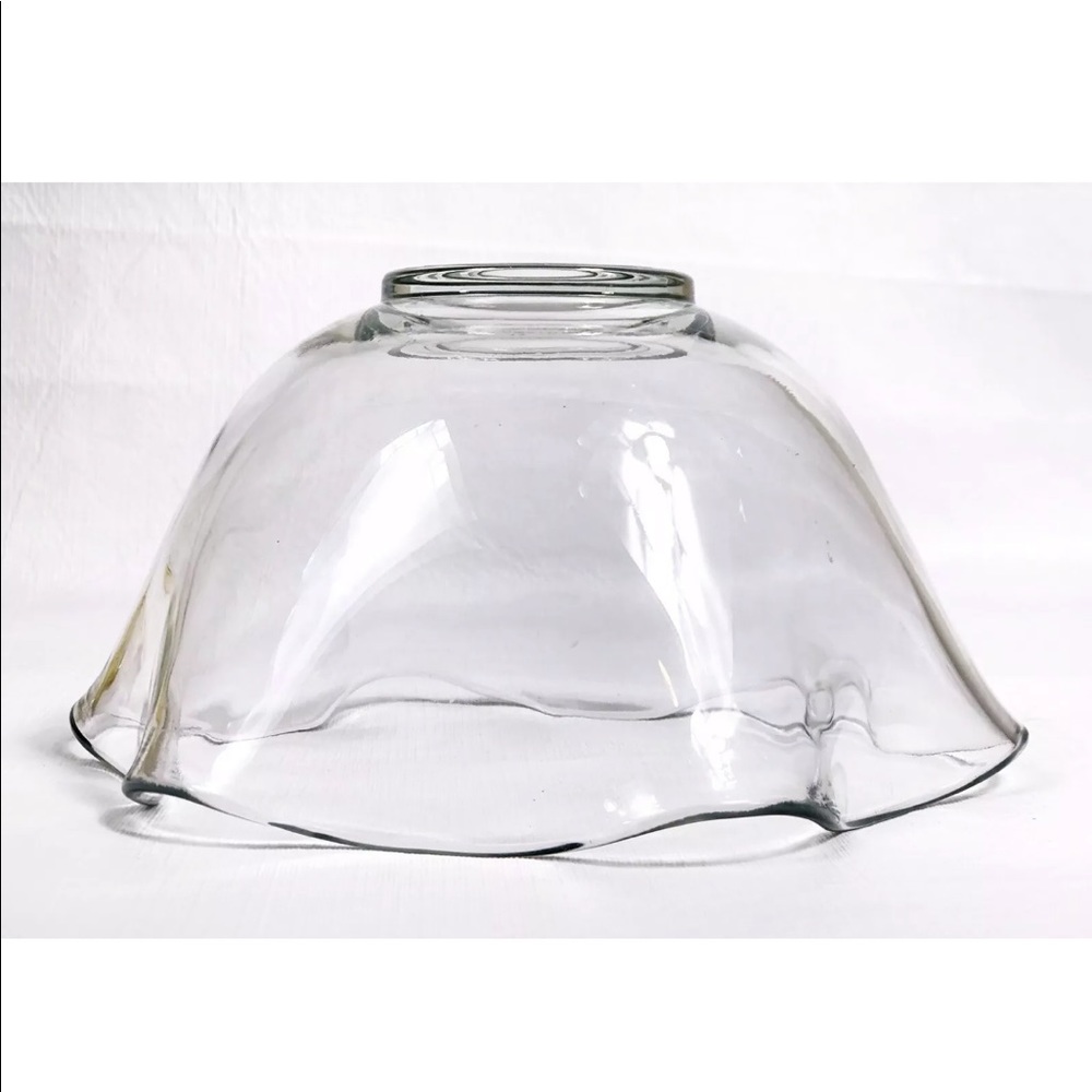 🔥Large Glass Wavy Serving Mixing Salad Bowl… - Picture 7 of 7
